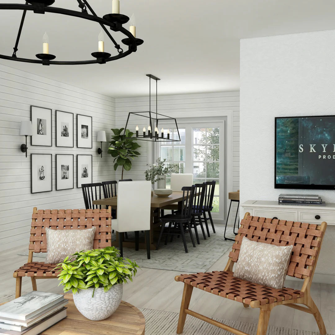 Sherwin Williams Natural Linen coordinating Whole interior House Paint Color