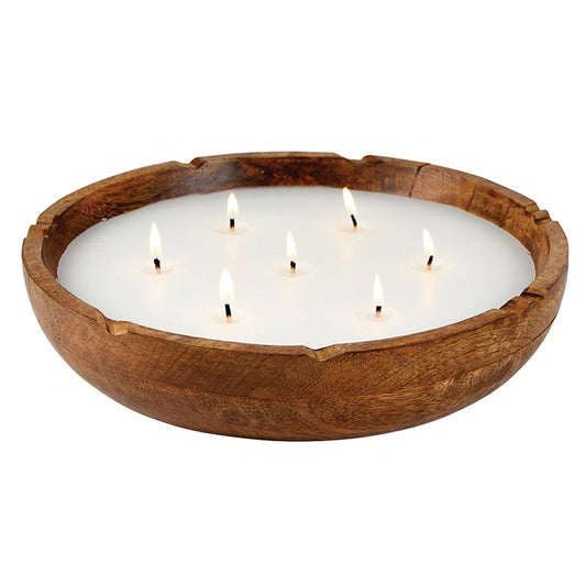 Wood Tray Candle - Large