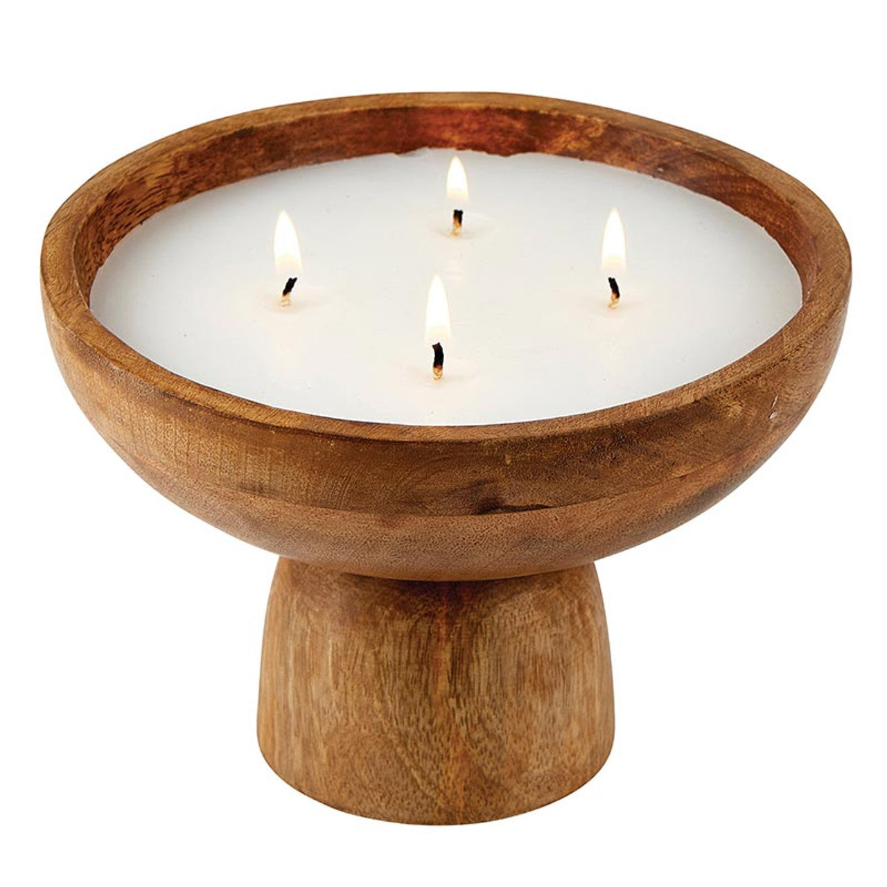Wood Bowl Candle - Large